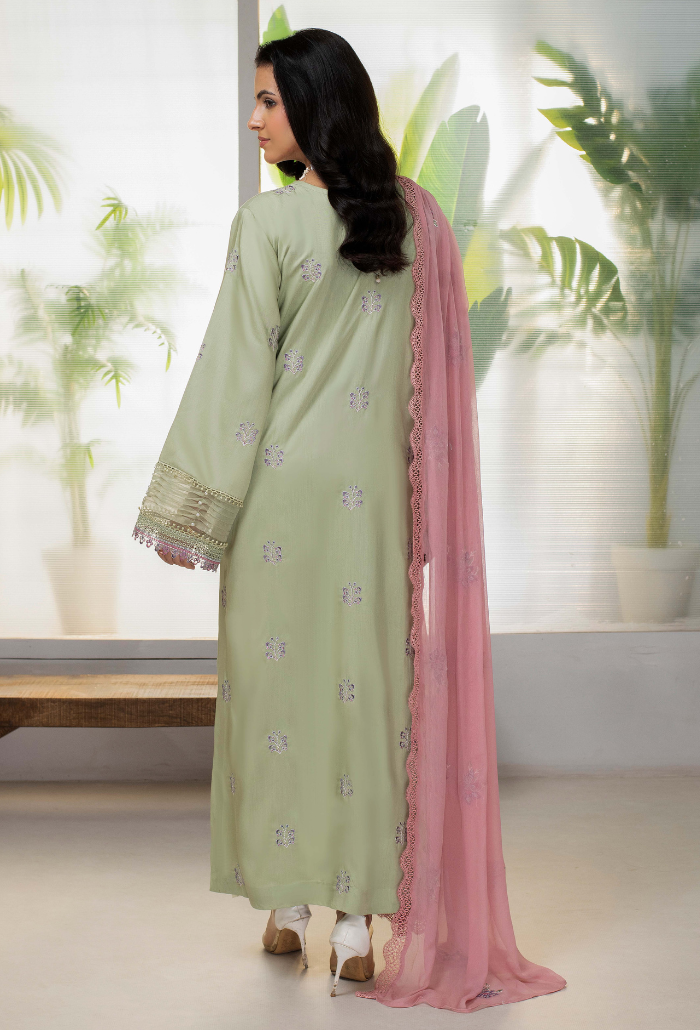 ELLENA - D04 Chiffon Pakistani Winter Dresses - Humdum - 3