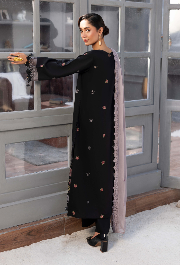 Fareeha - D10 Chiffon Pakistani Winter Dresses - Humdum - 3