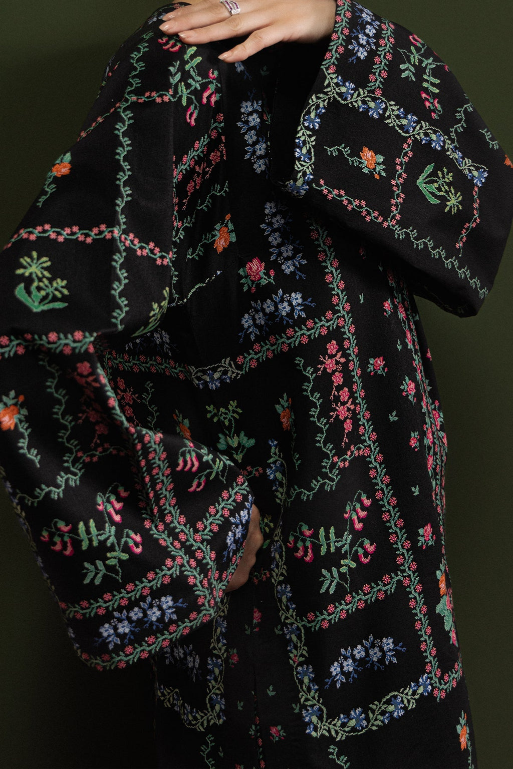 Day Dream Ink Cambric Pakistani Summer Dresses - Afrozeh - 4