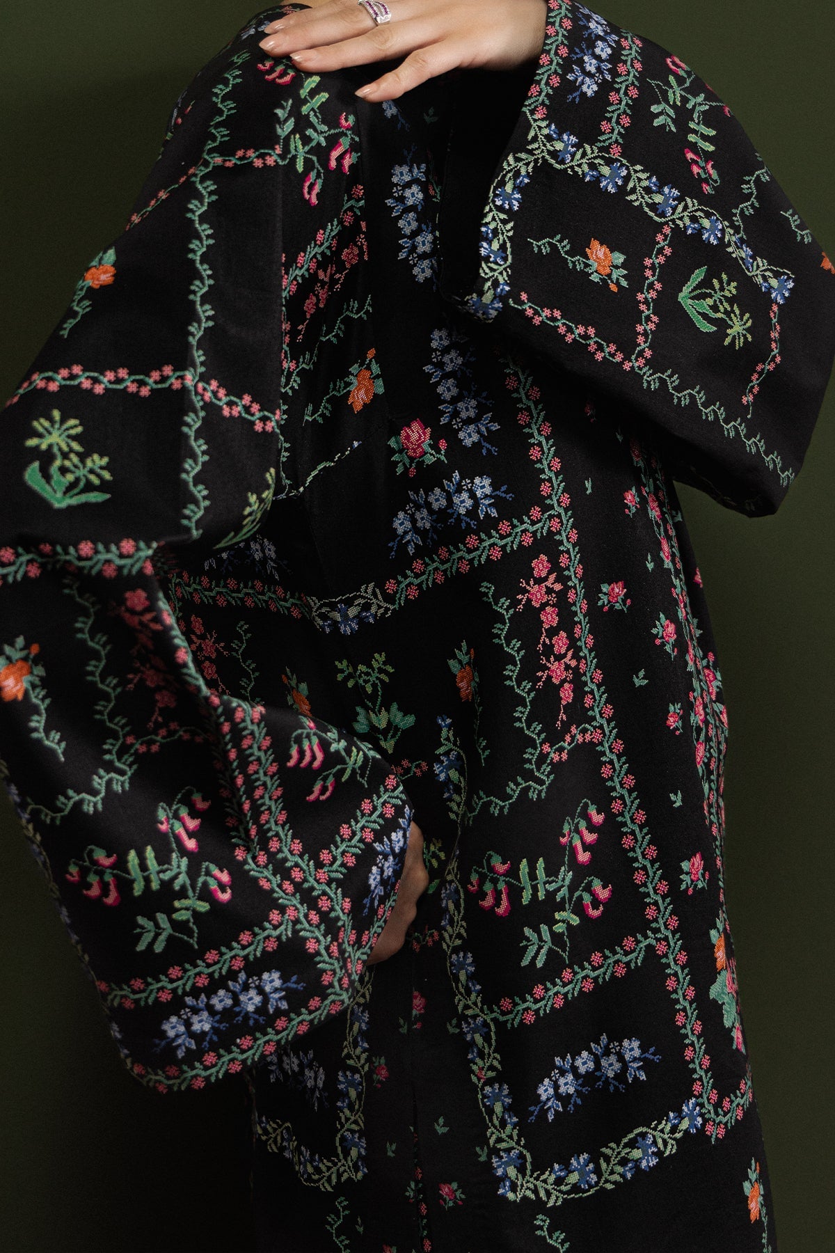 Day Dream Ink Cambric Pakistani Summer Dresses - Afrozeh - 4