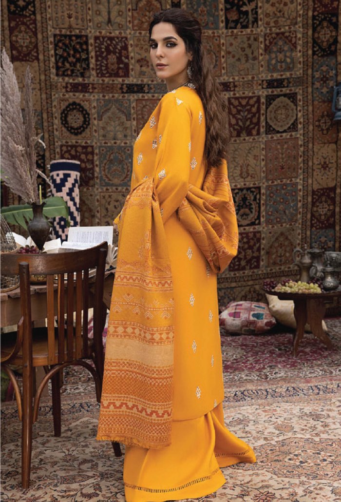 Denara - D03 Jacquard Pakistani Winter Dresses - Humdum - 2