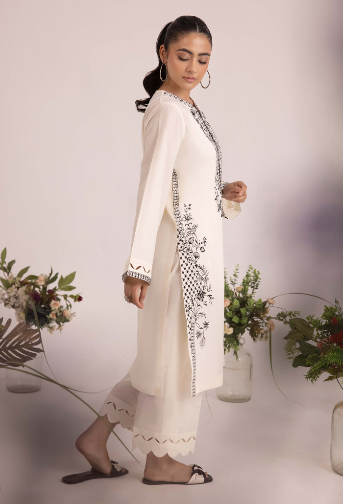 Pret 2 - D10 Lawn Pakistani Summer Dresses - Humdum - 2