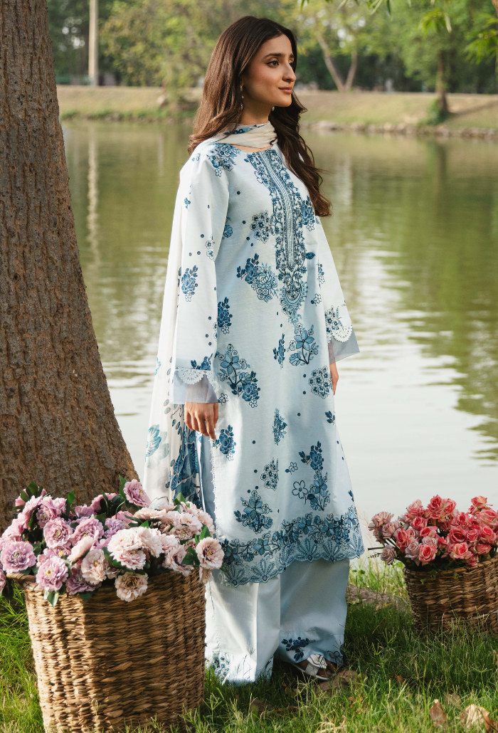 Summer Breeze - D10 Chiffon Pakistani Summer Dresses - Humdum - 2
