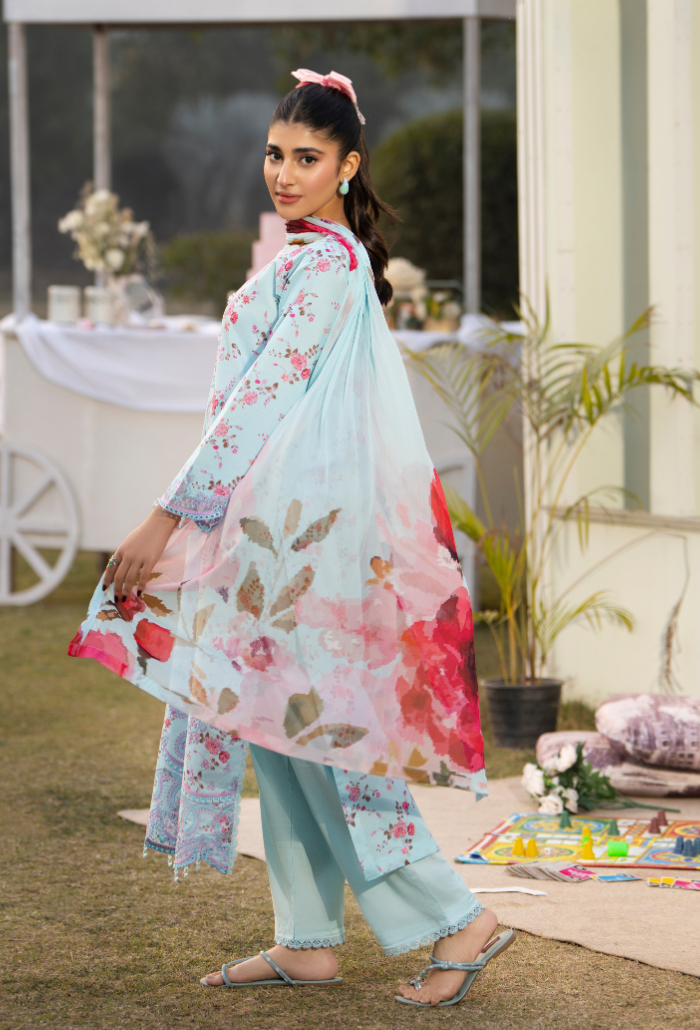 Gardenia'26 - D10 Chiffon Pakistani Summer Dresses - Humdum - 2