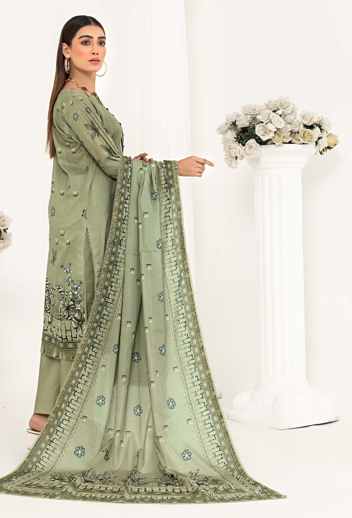 H Prints - D18 Lawn Pakistani Summer Dresses - Humdum - 2