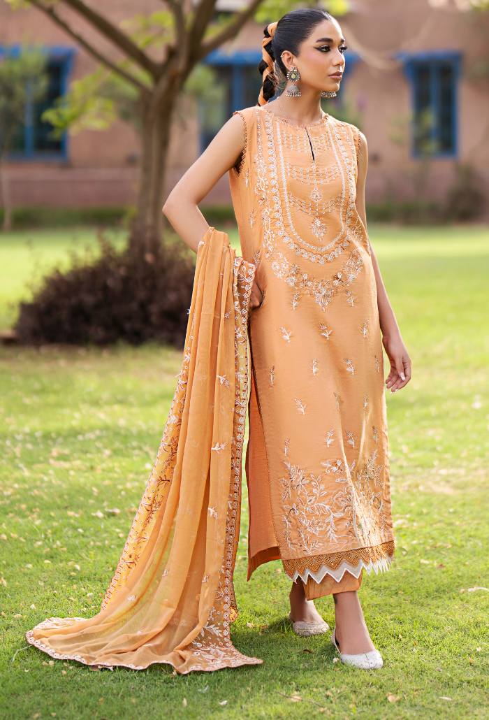 Selin - D07 Chiffon Pakistani Summer Dresses - Humdum - 2