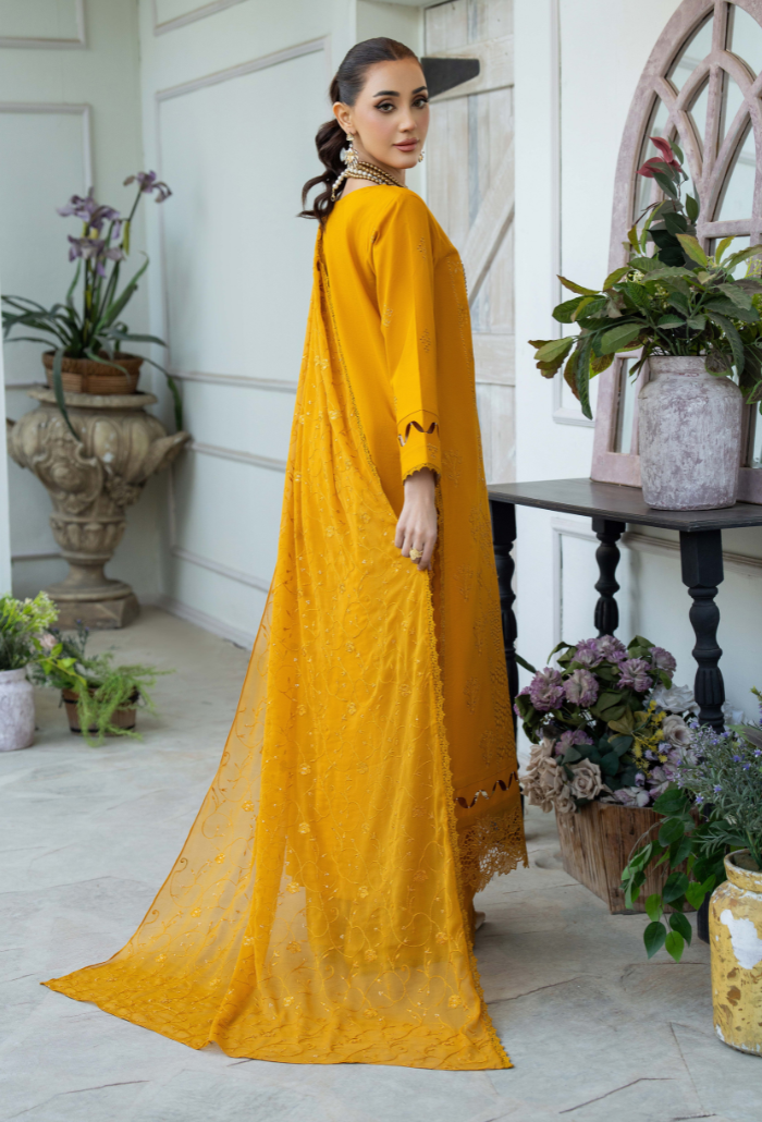 Aviva - D08 Chiffon Pakistani Summer Dresses - Humdum - 2