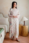 LAYLA - D10 Organza Pakistani Winter Dresses - Humdum - 1