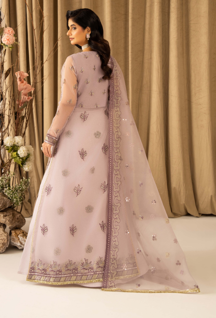 HOC - D14 Raw Silk Pakistani Formal Dresses - Humdum - 2