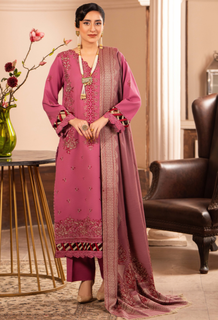 Aaima - D05 Jacquard Pakistani Winter Dresses - Humdum - 1
