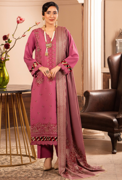 Aaima - D05 Jacquard Pakistani Winter Dresses - Humdum - 1