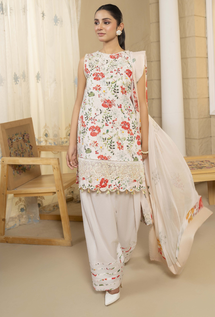 Senora - D05 Chiffon Pakistani Summer Dresses - Humdum - 2