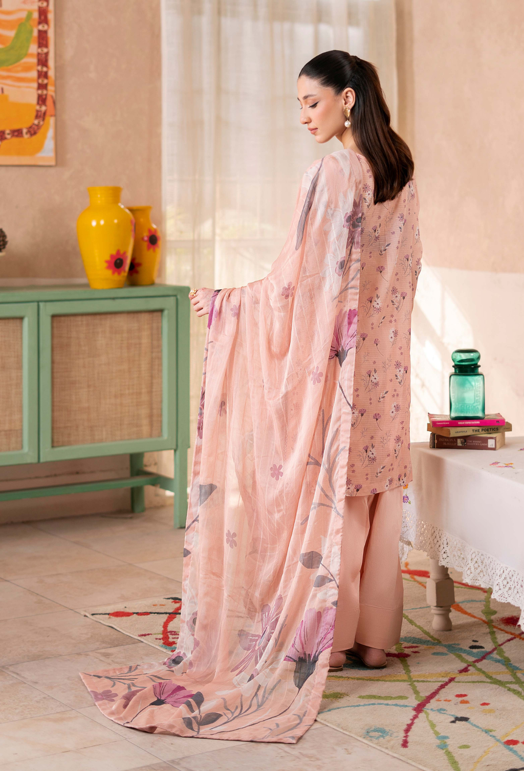 Kanwal - D01 Chiffon Pakistani Summer Dresses - Humdum - 2