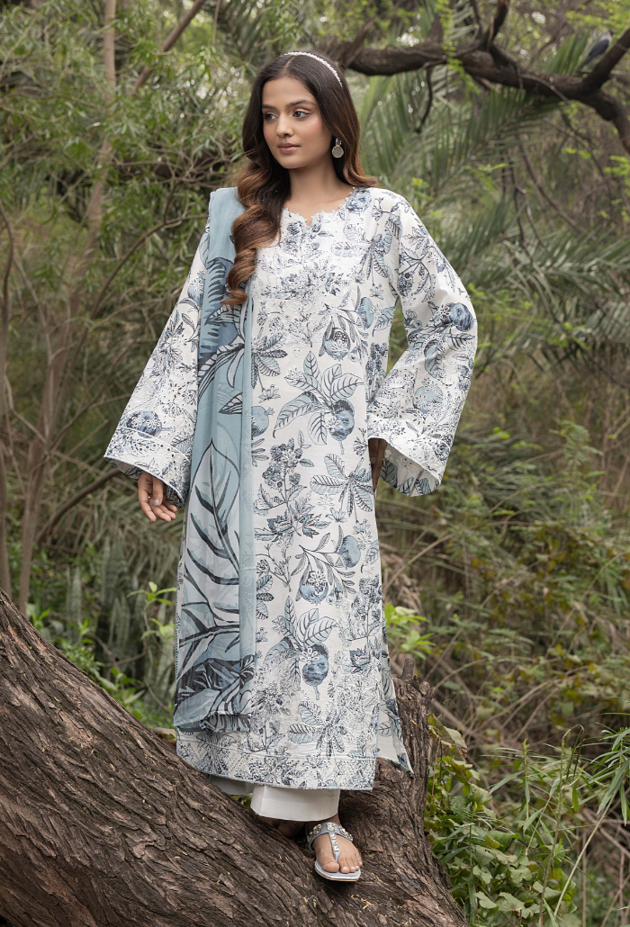 Eden Garden - D09 Chiffon Pakistani Summer Dresses - Humdum - 3