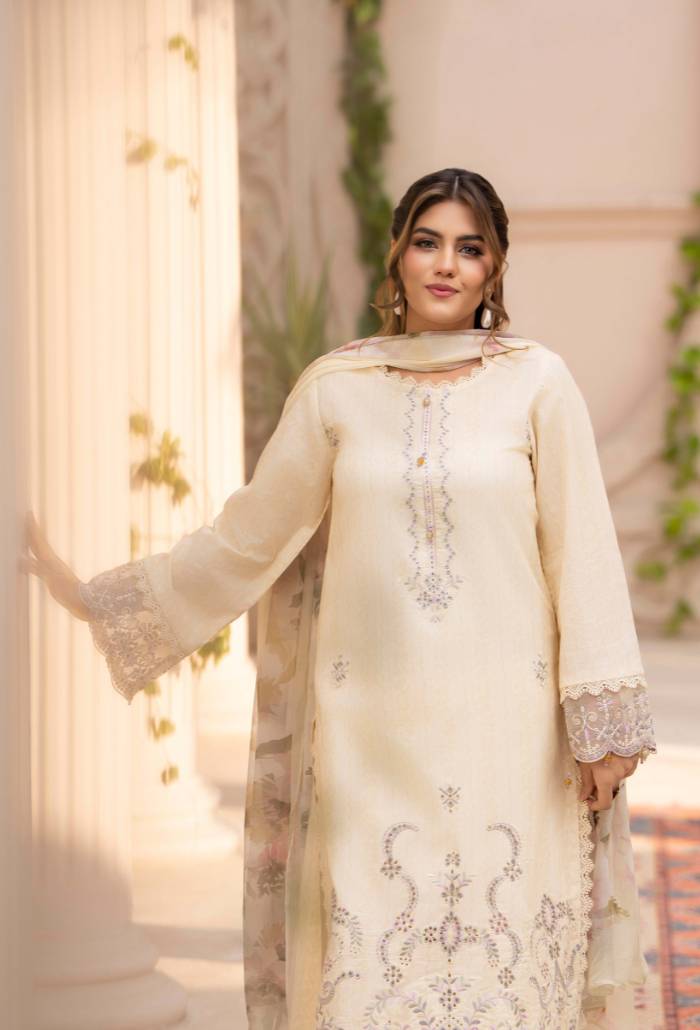 Summer Breeze - D09 Chiffon Pakistani Summer Dresses - Humdum - 3