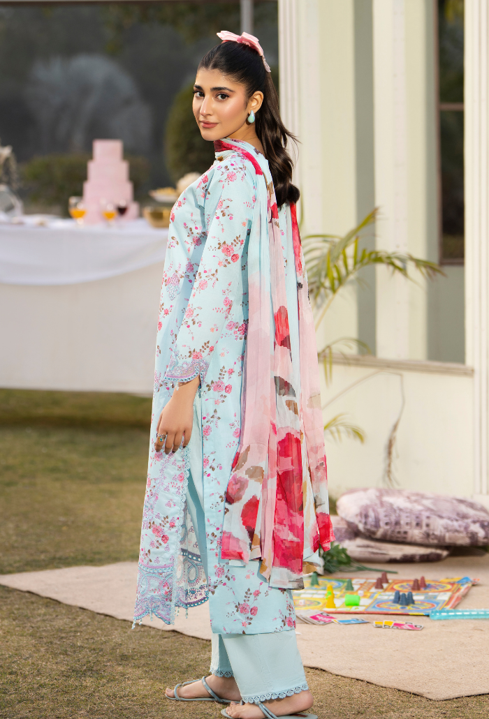 Gardenia'26 - D10 Chiffon Pakistani Summer Dresses - Humdum - 3