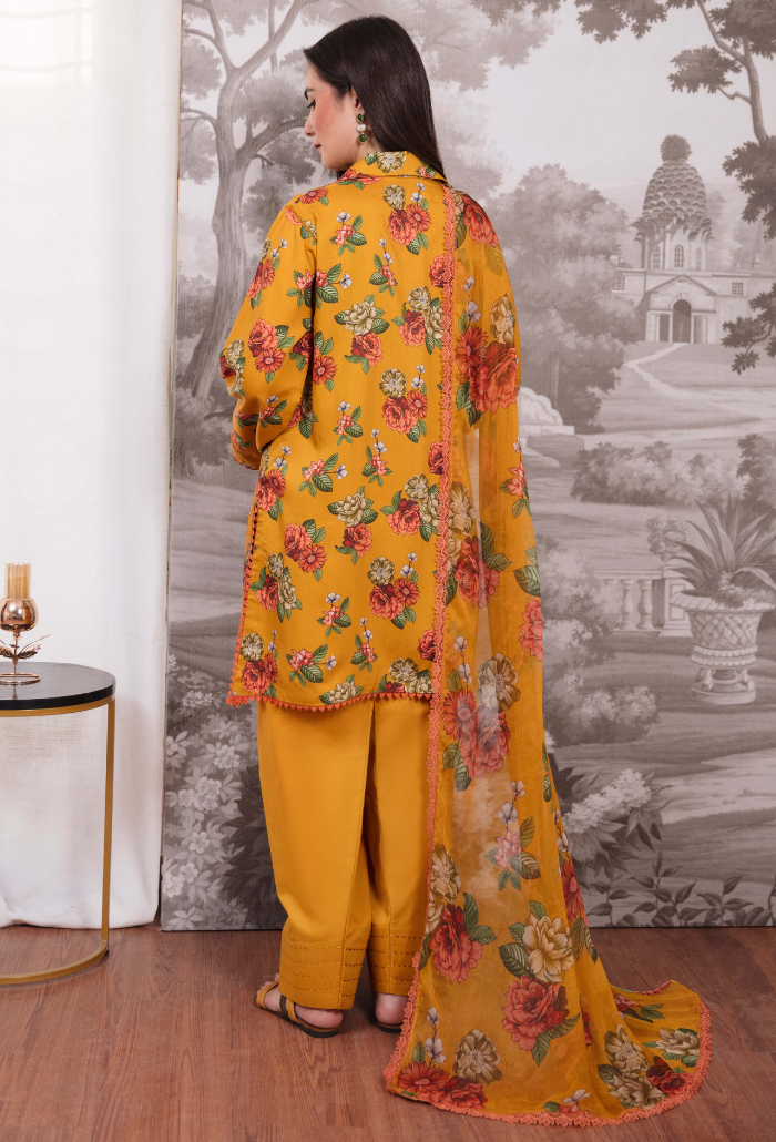 COCO - D07 Chiffon Pakistani Winter Dresses - Humdum - 2