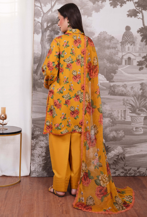 COCO - D07 Chiffon Pakistani Winter Dresses - Humdum - 2