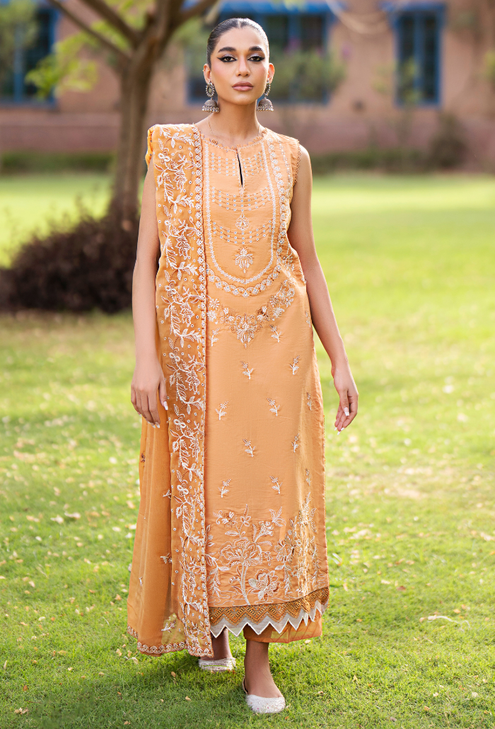 Selin - D07 Chiffon Pakistani Summer Dresses - Humdum - 3