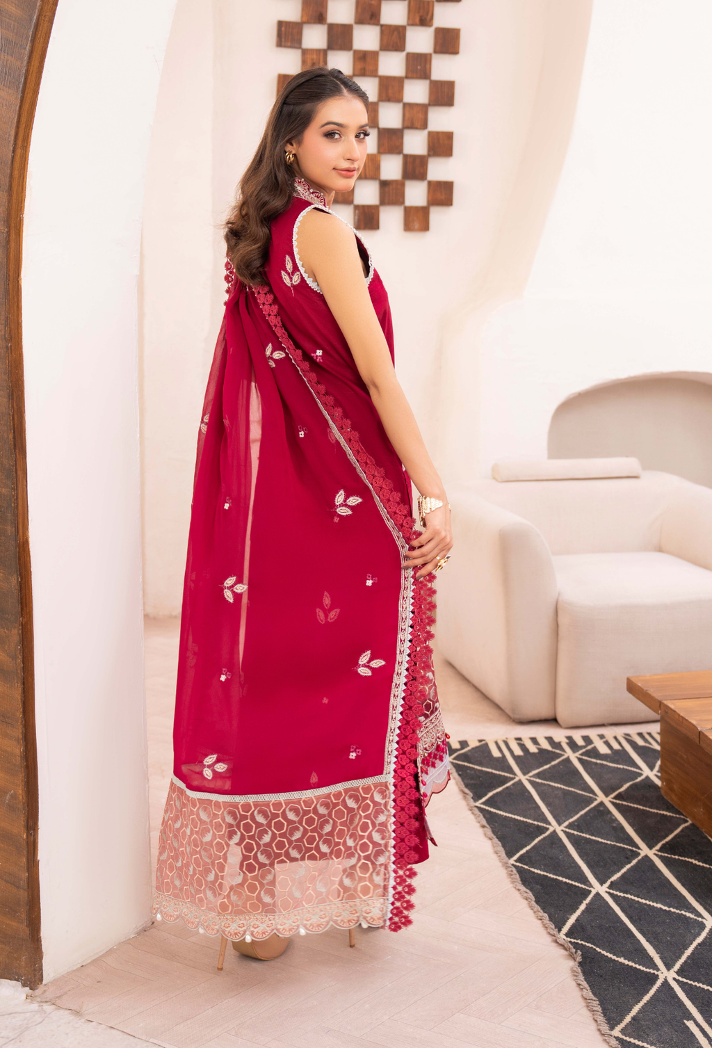 NAYAB - D03 Chiffon Pakistani Summer Dresses - Humdum - 2