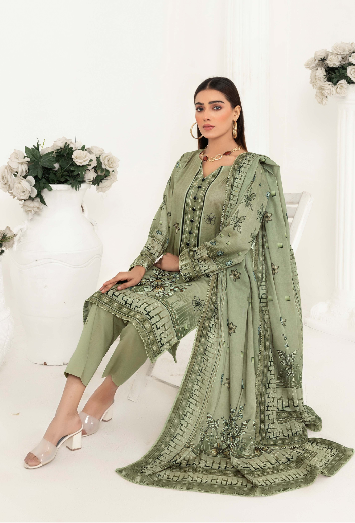 H Prints - D18 Lawn Pakistani Summer Dresses - Humdum - 3