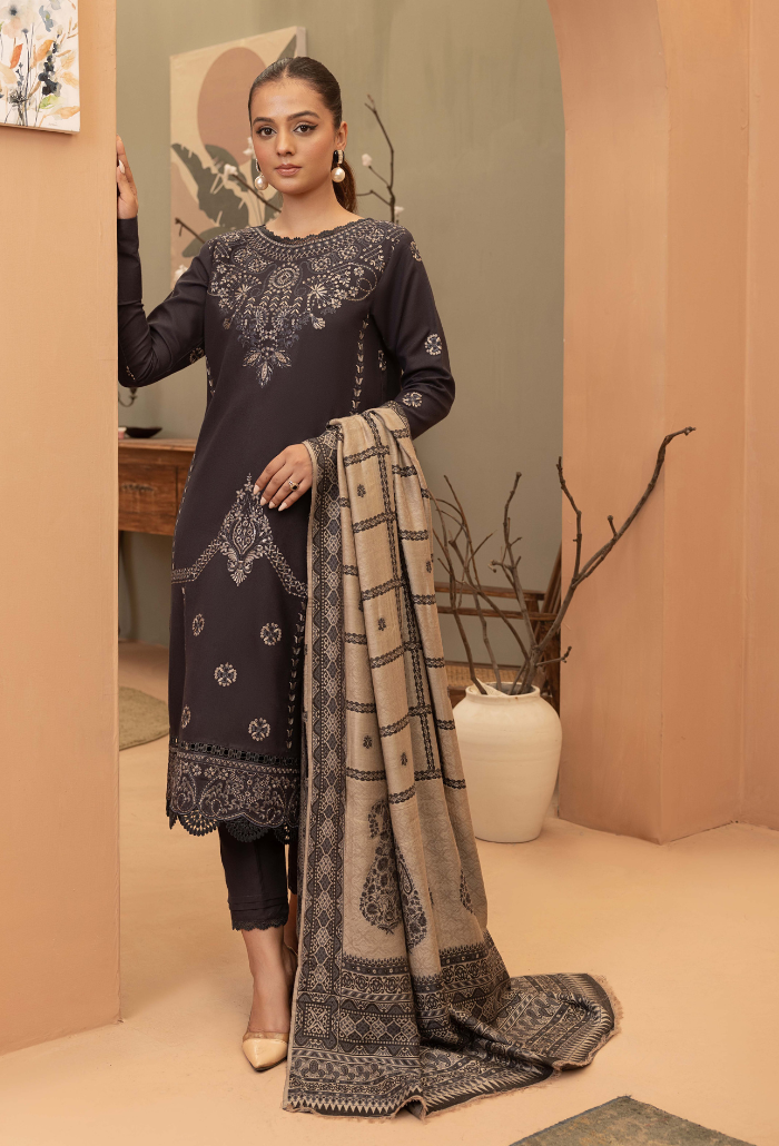 Carvan-D07 Premium Fabric Pakistani Winter Dresses - Humdum - 1