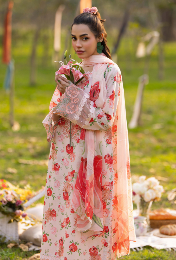 Eden Garden Chapter 3 - D01 Chiffon Pakistani Summer Dresses - Humdum - 4