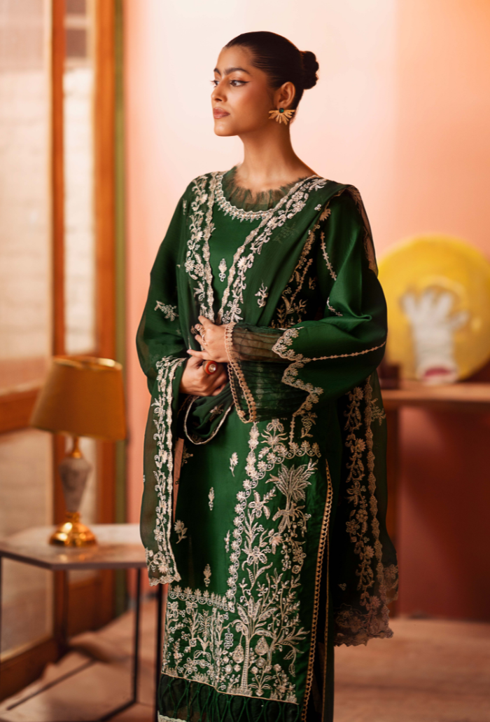 Lalarukh - D10 Chiffon Pakistani Summer Dresses - Humdum - 4