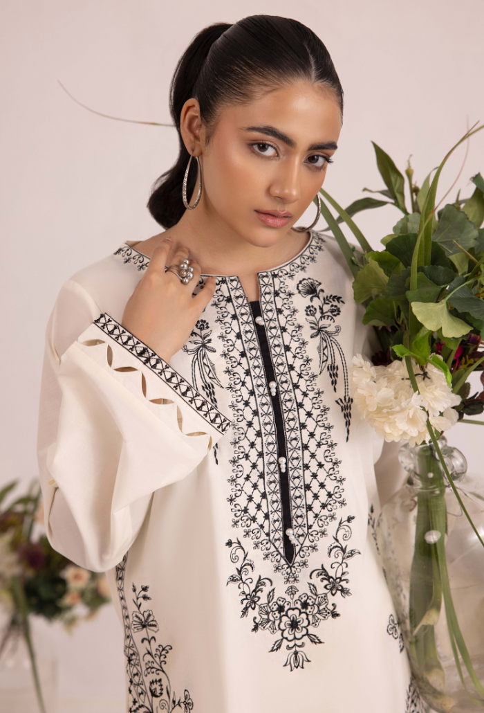Pret 2 - D10 Lawn Pakistani Summer Dresses - Humdum - 4