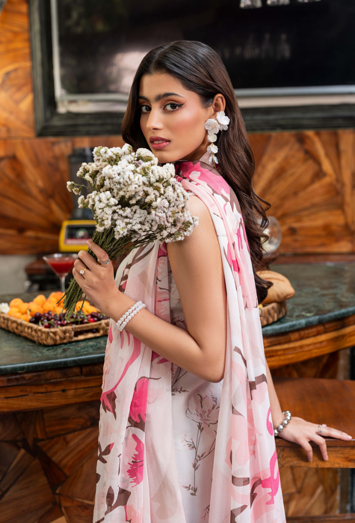 EDEN GARDEN CHAPTER 2 D08 Chiffon Pakistani Summer Dresses - Humdum - 4