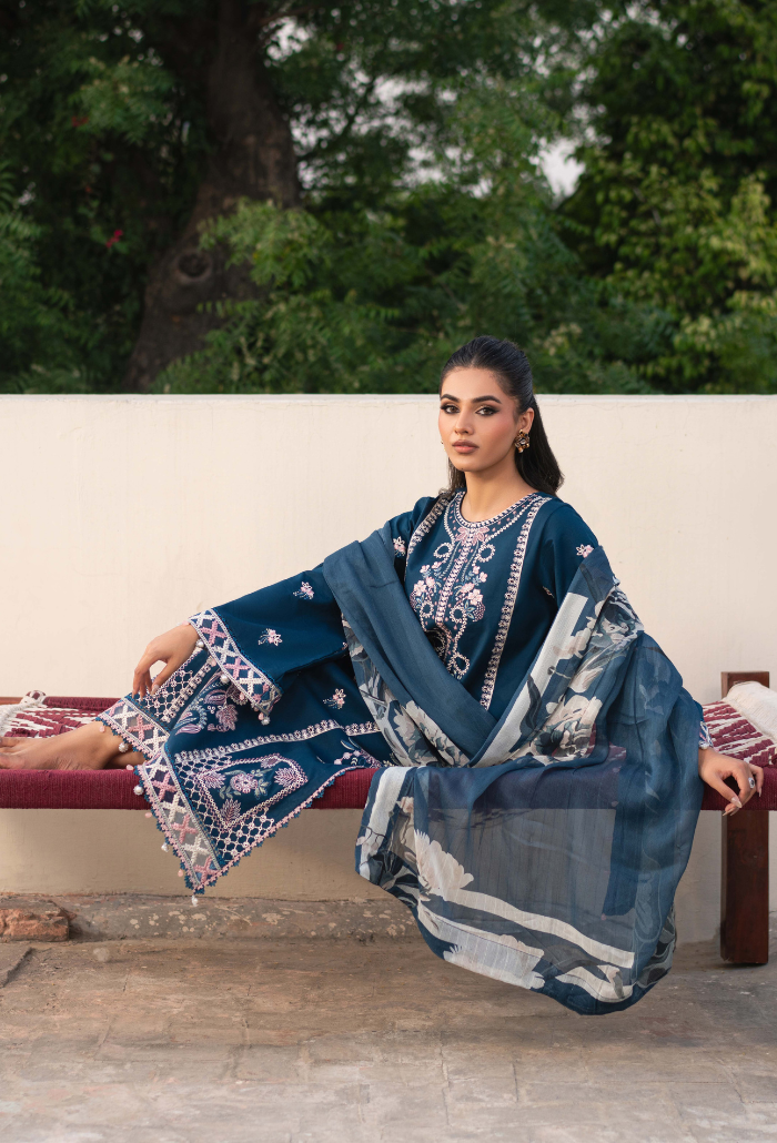 Mehrmaa - D06 Meher Organza Pakistani Summer Dresses - Humdum - 4