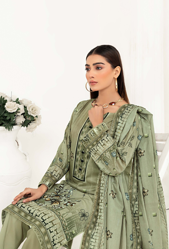 H Prints - D18 Lawn Pakistani Summer Dresses - Humdum - 4