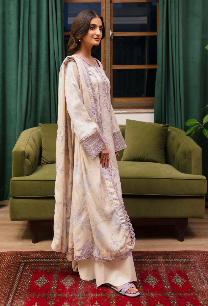 LAIBA - D05 Organza Pakistani Winter Dresses - Humdum - 4