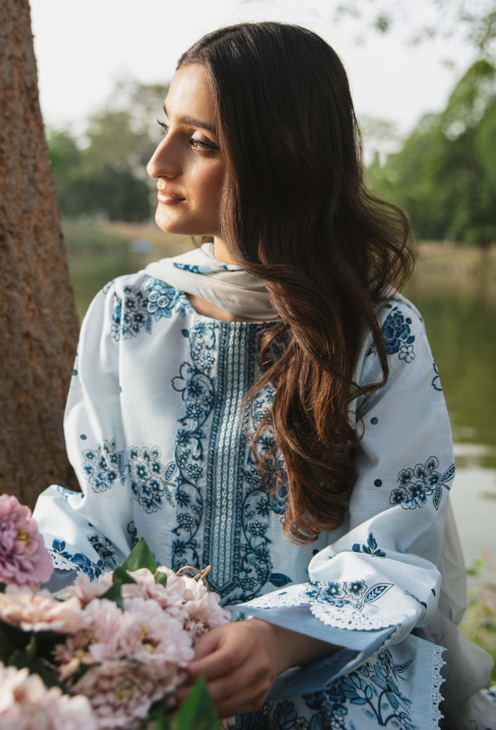 Summer Breeze - D10 Chiffon Pakistani Summer Dresses - Humdum - 4