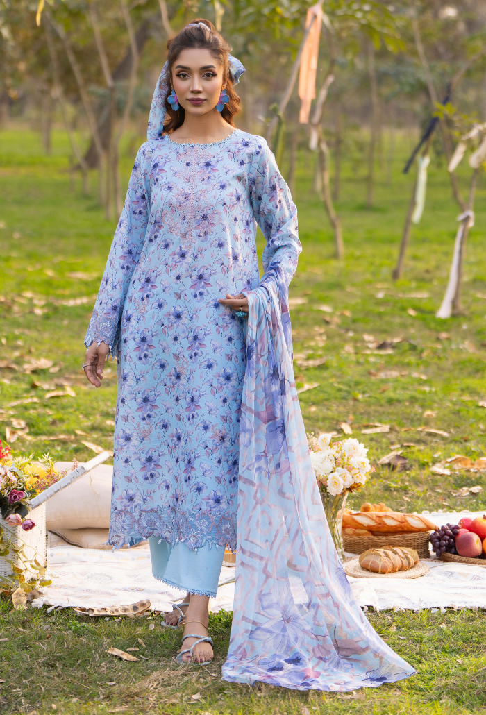 Eden Garden Chapter 3 - D04 Chiffon Pakistani Summer Dresses - Humdum - 1