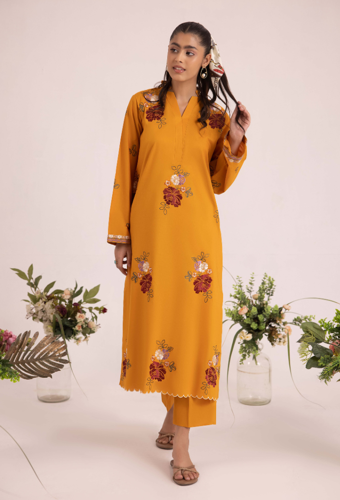 Pret 2 - D09 Lawn Pakistani Summer Dresses - Humdum - 1