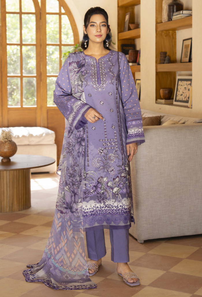 Zarwisha-D06 Chiffon Pakistani Summer Dresses - Humdum - 1