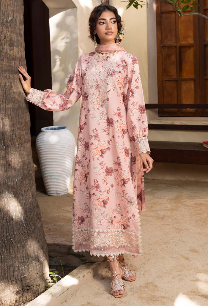 Zaiba - D05 Chiffon Pakistani Winter Dresses - Humdum - 3