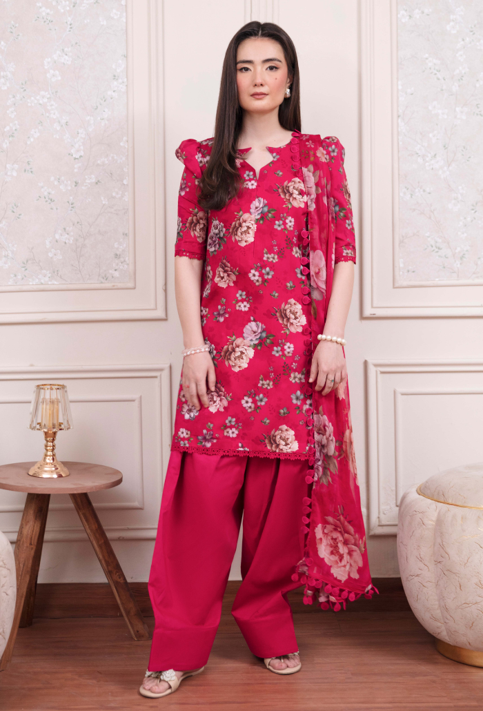 COCO - D05 Chiffon Pakistani Winter Dresses - Humdum - 1