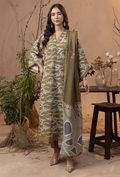 Raya - D08 Khaddar Pakistani Winter Dresses - Humdum - 1