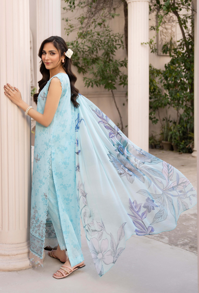 Summer Breeze - D03 Chiffon Pakistani Summer Dresses - Humdum - 2