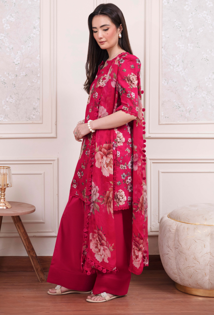 COCO - D05 Chiffon Pakistani Winter Dresses - Humdum - 3