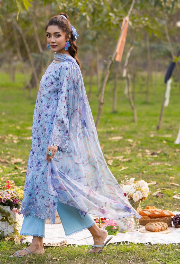 Eden Garden Chapter 3 - D04 Chiffon Pakistani Summer Dresses - Humdum - 2