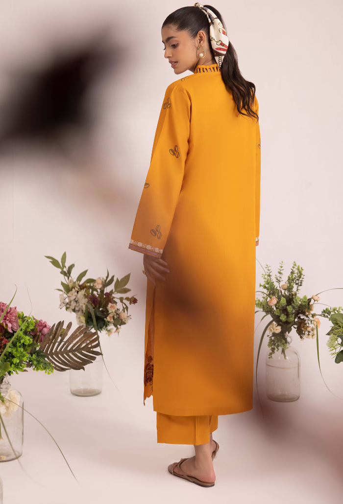 Pret 2 - D09 Lawn Pakistani Summer Dresses - Humdum - 2