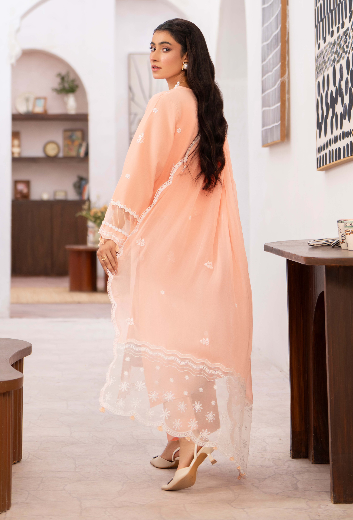 NAYAB - D10 Chiffon Pakistani Summer Dresses - Humdum - 2
