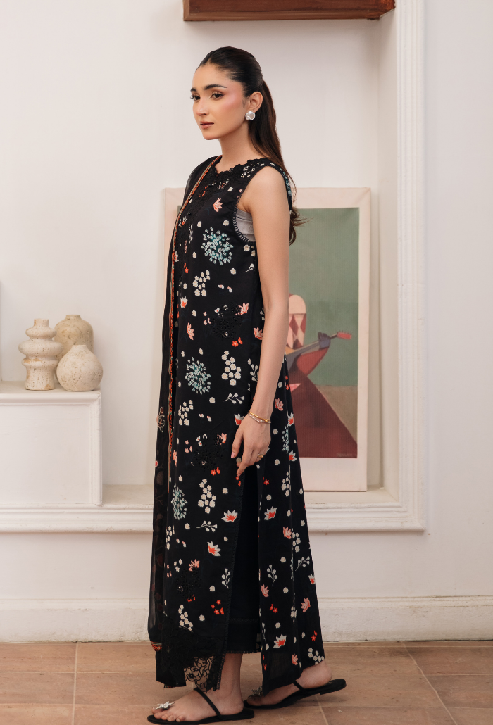 Summer Breeze'3 - D03 Organza Pakistani Summer Dresses - Humdum - 3