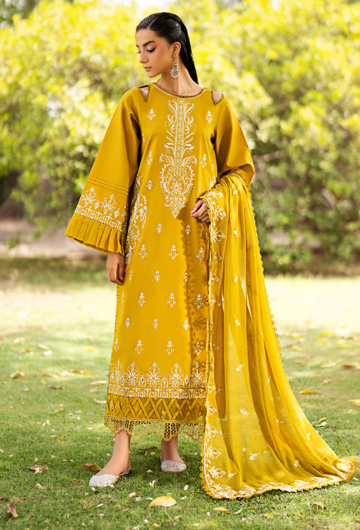Selin - D03 Chiffon Pakistani Summer Dresses - Humdum - 2