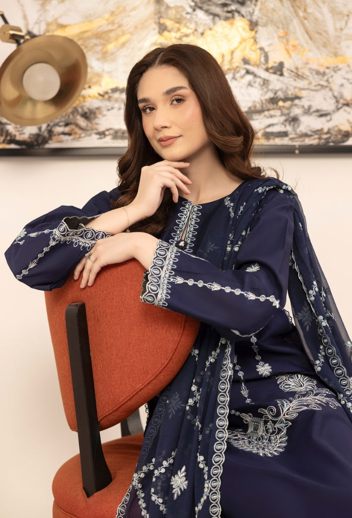 Dilkash - D02 Chiffon Pakistani Summer Dresses - Humdum - 3