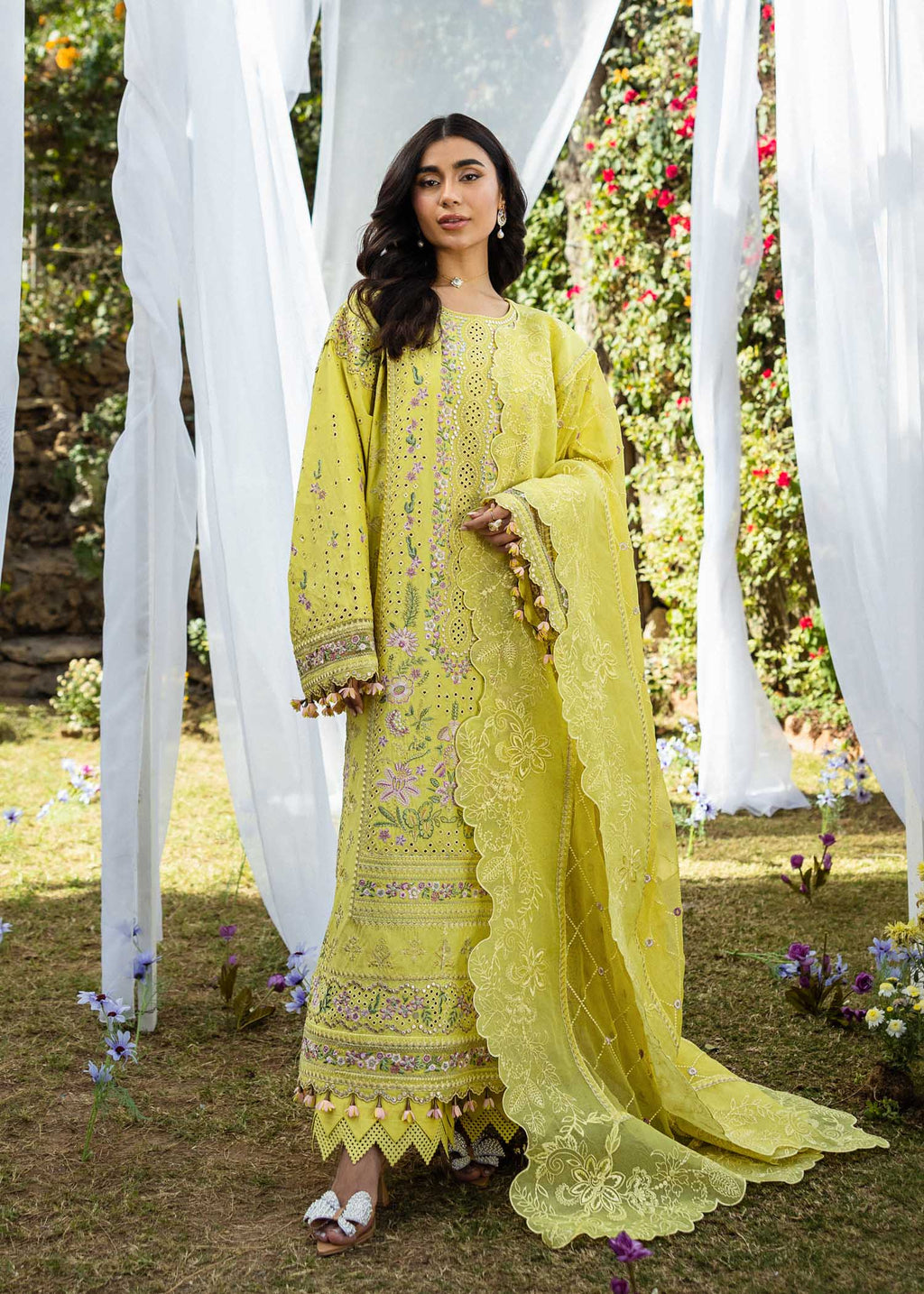 Nivelle Organza Pakistani Summer Dresses