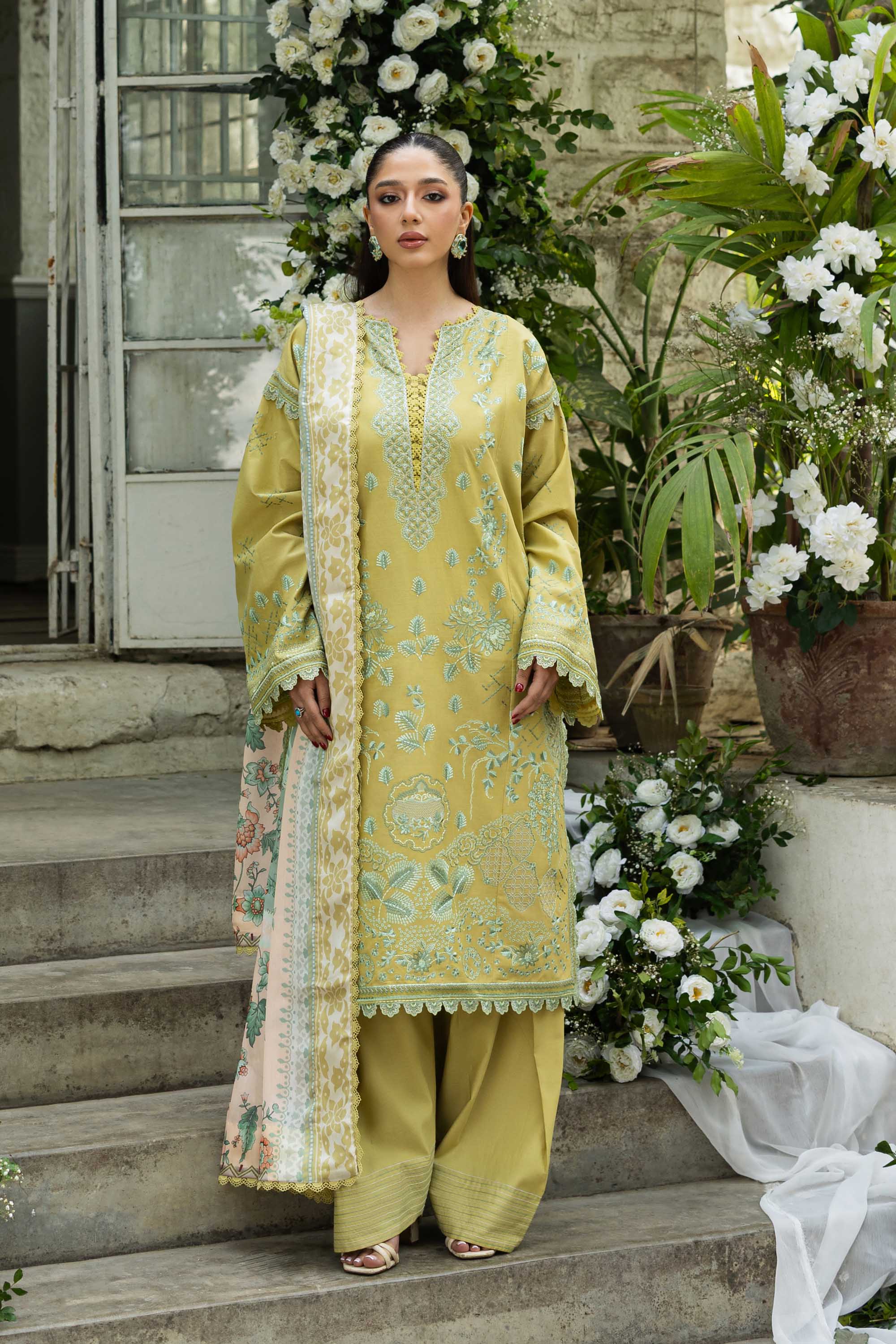 Elysia Cotton Pakistani Summer Dresses
